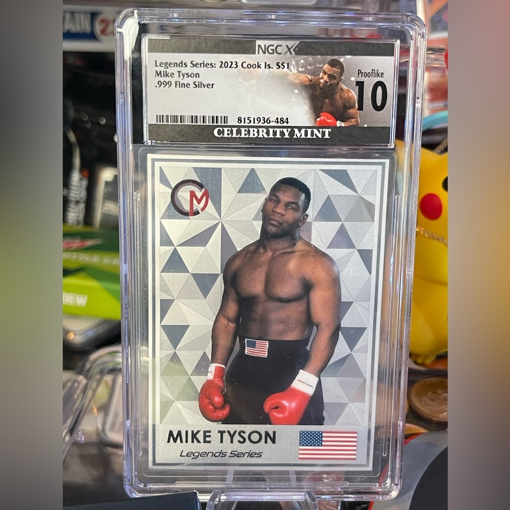 Celebrity Mint Legendary Series! 
2023 3grams Mike Tyson Silver Coin .999